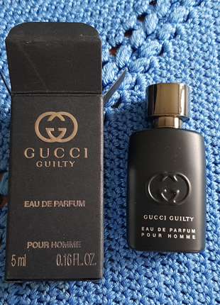 Gucci guilty eau de parfum 5ml миниатюра мужского парфюма