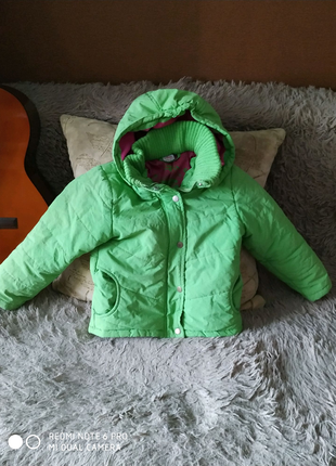 Теплая куртка для девочки ,р- р 110