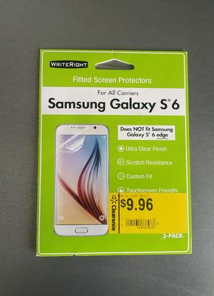 Захисна плівка на Samsung Galaxy S6 G920 3 Pack Пленка защитная