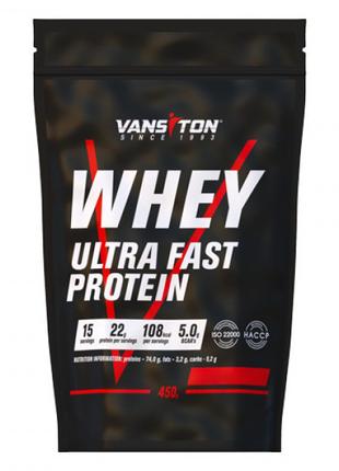 Протеин Vansiton Ultra Protein, 450 грамм Клубника