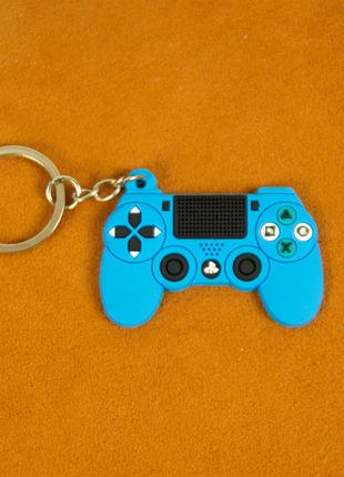 Брелок джойстик Playstation 4 (синий)