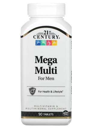 Мультивитамины для Мужчин, Mega Multi for Men, 21st Century, 9...