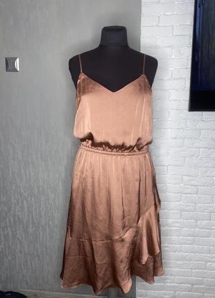 Сукня міді плаття у білизняному стилі lascana, xl