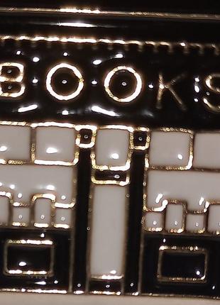 Брошь брошка пин значок металл книги книжный бутик магазин books