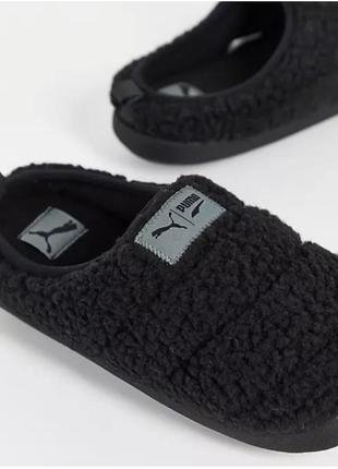 Фирменные тапочки puma scuff sherpa slippers