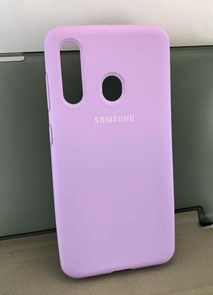 Чехол на Samsung A60, A606 накладка бампер Silicone Case Full ...