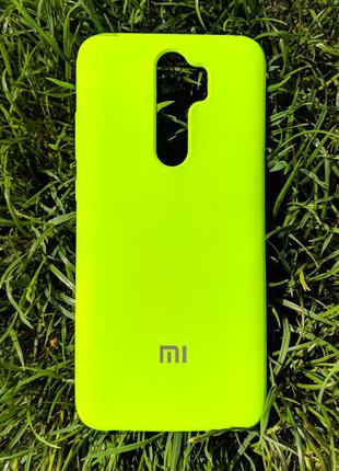 Задня накладка Xiaomi Redmi Note 8 Pro Silicone Cover Lime