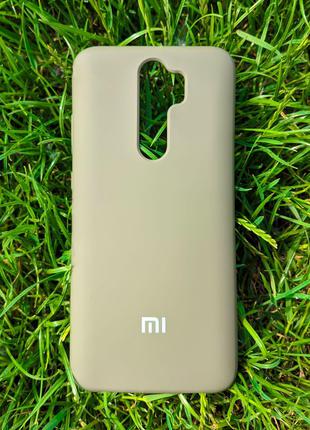 Задня накладка Xiaomi Redmi Note 8 Pro Silicone Cover Dark Olive