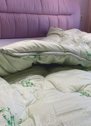 Одеяло двуспальное Евро200х215см|Одеяло Bamboo|Ковдра оптом|Ле...