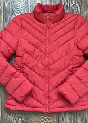Женская демисезонная красная куртка gap xs- s (осенняя, весенняя)