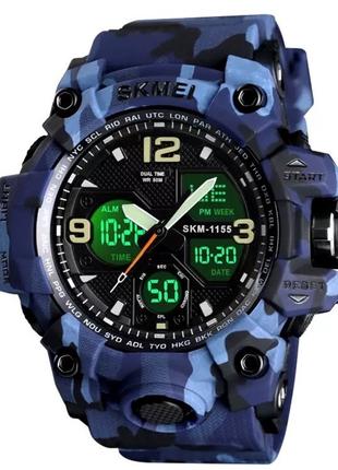 Спортивные часы SKMEI 1155B Синий камуфляж