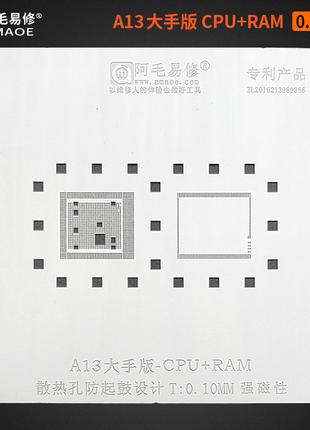 Трафарет BGA Amaoe A13 CPU+RAM для iPhone 11 / 11 Pro / 11 Pro...