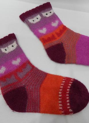 Детские носки теплые плотные вязка сток 19/ 6-7лет 033ND ( в у...