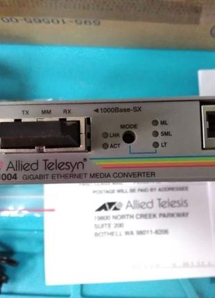 Оптоволоконный медиаконвертер Allied Telesis AT-MC1004