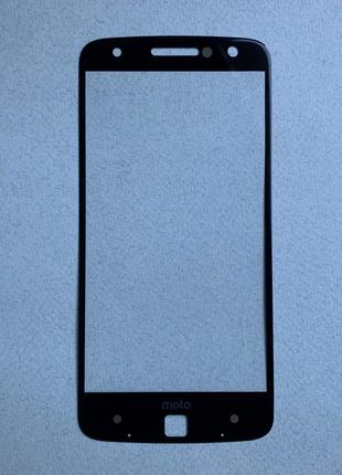 Стекло экрана (дисплея, тачскрина) на Motorola Moto Z Black дл...