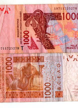 ТОГО Західна Африка 1000 франків 2003 рік №514
