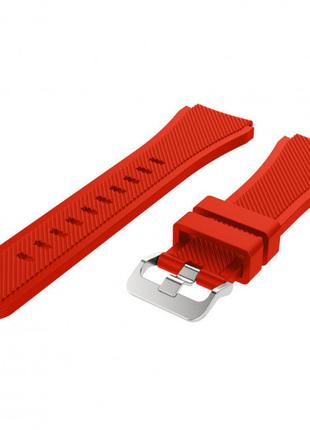 Силіконовий ремінець Watchbands для Samsung Gear S3 Червоний
