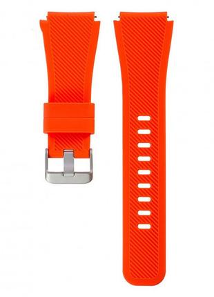 Силіконовий ремінець Watchbands для Samsung Gear S3 Помаранчевий