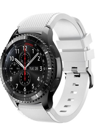 Ремешок для Samsung Gear S3 / Samsung Galaxy Watch 46mm Silver...