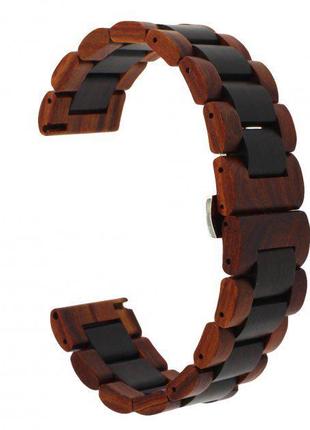 Ремешок из дерева Watchbands Wood для Samsung Gear S3 Red/Black