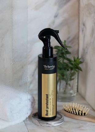 Спрей термозащита для волос top beauty heat protectant с масло...