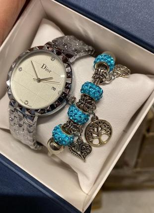 Набір годинників і браслет