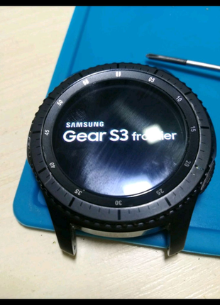 Дисплейний модуль Samsung Gear S3 Frontier + рамка.оригінальний!