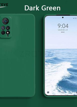 Xiaomi Redmi Note 11 | 11s 4G силиконовый чехол микрофибра Green