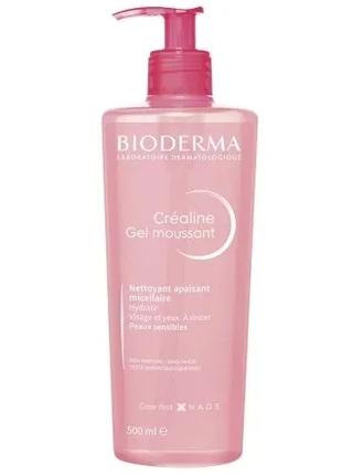 Очищающий гель для лица Bioderma Crealine gel moussant, 500 мл...