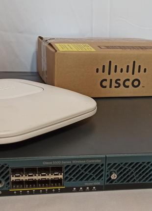 Wi-Fi контролер Cisco AIR-CT5508-12-K9 + 4 х Точка доступу Cisco