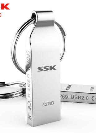 SSK SFD269 USB 2.0 16GB флешнакопитель металл original!