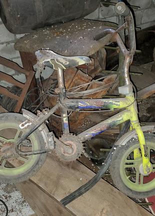 Детский Велосипед под ремонт на запчасти оригинал