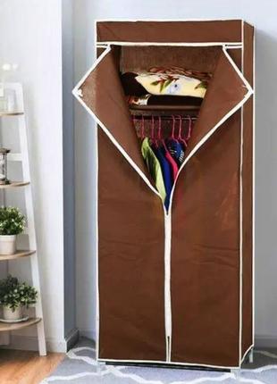 Универсальный складной тканевый шкаф для дома одежды и вещей 8...
