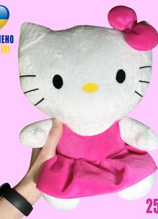 М'яка іграшка Кітті 25см Плюшева кішечка Hello Kitty іграшка к...