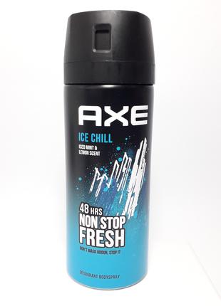Дезодорант спрей мужской AXE ICE CHILL/ Айс Чил /48H