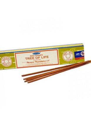 Благовония Tree Of Life (Дерево Жизни) Сатья 15 г (Nag Champa ...