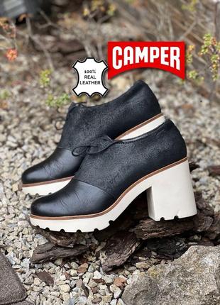 Camper іспанія шкіряні зручні напівчеревики туфлі 38р.