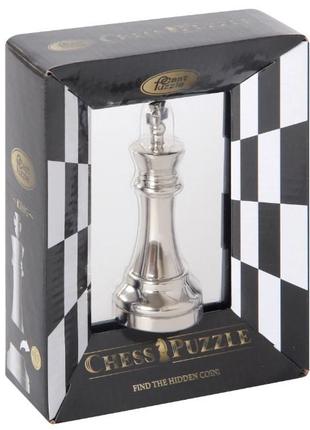 Металлическая головоломка Король King Chess Puzzles silver