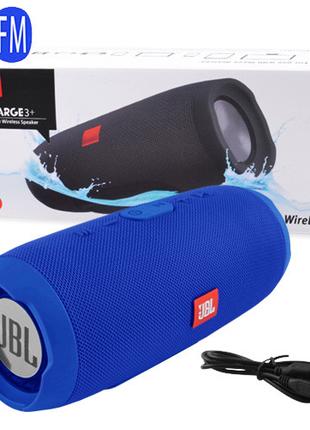 Bluetooth-колонка JBL CHARGE 3+, speakerphone, радио, blue