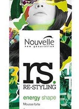 Пена Nouvelle Energy Shape для укладки волос сильной фиксации ...