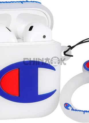 Чехол Champion White (Белый) для AirPods 1/2