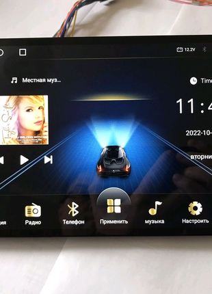 Магнітола Honda Civic 8, Carplay, Bluetooth, USB, GPS, 4G, WiFi