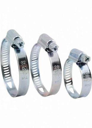 Хомут червячний перфорований 60-80мм (50шт в уп) ТМ TORK