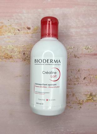 Bioderma crealine soothing cleansing milk lait (sensibio) 250 ...