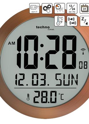 Электронные часы настенные Technoline WS8038 Cooper (WS8038)