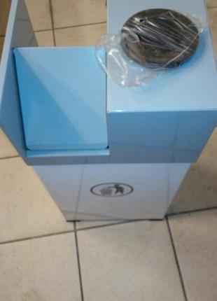 Корзина металлическая с пепельницей Mediclinics 55л PP0987