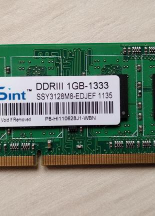 SO-DIMM DDR3 1GB ASint (PC3-10600, 1333MHz)
