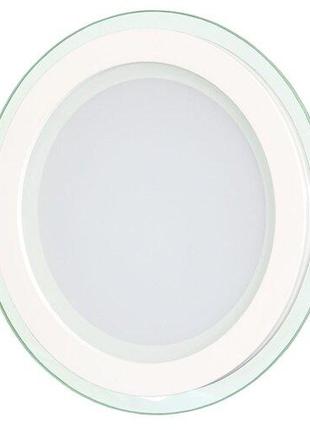 Светильник светодиодный Biom GL-R6 W 6Вт круглый белый (LY-6)