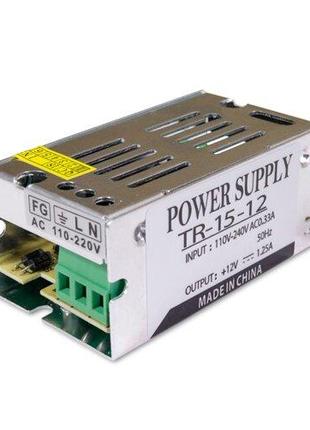 Блок живлення OEM DC12 15W 1,25 А TR15-12