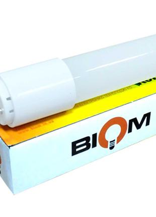 Светодиодная лампа Biom T8-GL-1200-18W CW 6200К G13 стекло мат...